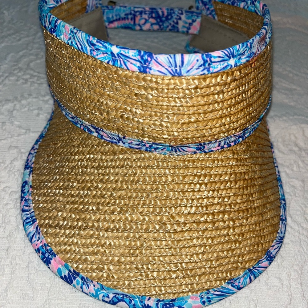 Lilly Pulitzer Colorful Straw Visor
